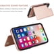thumbnail image 4 of Funda tipo cartera para iPhone Xs iPhone X con tarjetero, funda de piel sintética de primera calidad con ranuras para tarjetas, cierre magnético doble y cubierta duradera a prueba de golpes (azul), 4 of 6