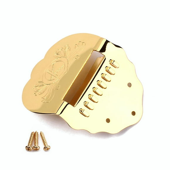 Vinatge Mandolin Tailpiece PARA Mandolin Tailpiece W / Tornillos Yuyangstore Colilla mandolina