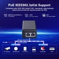 thumbnail image 4 of MokerLink Gigabit PoE Injector, 802.3af/at 30W, 10/100/1000Mbps Ethernet, Plug & Play PoE Injector, 4 of 7