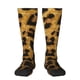 thumbnail image 1 of Fotbe Golden Leopard Glitter Calcetas Divertidas Estampadas para Hombre y Mujer, Calcetas de Algodón hasta la Rodilla para Caminar, Correr, Enfermería y Embarazo, 1 of 6
