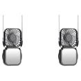 thumbnail image 1 of Billuyoard Ventilador portátil ABS Reemplazo plegable de color sólido 3 engranajes Ventiladores de refrigeración alimentados por ajustables de Negro 2Conjunto, 1 of 6