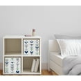 thumbnail image 2 of Mod Arrow Grey Navy Mint Fabric Storage Bins (Set of 2) by Sweet Jojo Designs, 2 of 2
