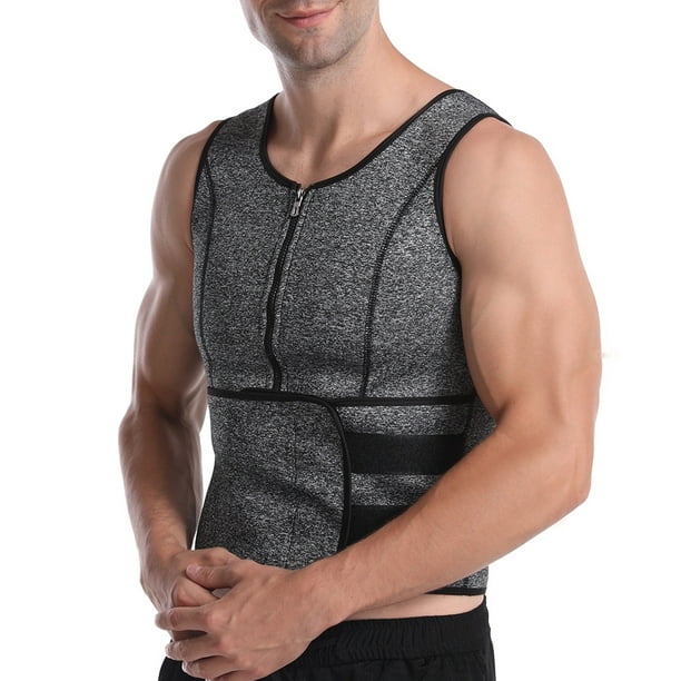 Men Shaper Vest Fitness Waist Trainer Corset Vest Workout Shapewear, Xxxl  Workhe