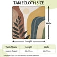 thumbnail image 2 of Beautiful Vintage Floral Square Table Cover 36x36 Inch Elastic Tablecloth for Card Tables Resists Wrinkles Indoor Outdoor, 2 of 6