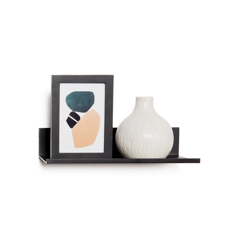Hangman No Stud 18" Floating Shelf, Black photo 4