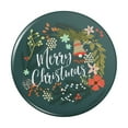 thumbnail image 1 of Merry Christmas Wreath Mistletoe Bell Kitchen Refrigerator Locker Button Magnet, 1 of 6