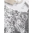 thumbnail image 5 of Alvivi Kids Girls Shiny Sequins Hip Hop Jazz Dance Shorts Stage Performance Hot Pants Costume Silver 4-6, 5 of 7