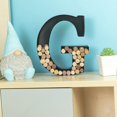 thumbnail image 3 of Made Easy Kit Metal Letter - Wine Cork Keepsake Saver & Holder - Display Complete Word w/Free Wall Mount Kit - Bar Kitchen Interactive Décor Set (Musical Notes), 3 of 6