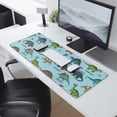 thumbnail image 2 of Long Mouse Pads for Desk,LightBlue Cartoon Dinosaurs Names Desk Mats on Top Of Desks, Desk Mouse Pad Extra Large with 3mm Non-Slip Base and Stitched Edge for Gaming,Work,Home 31.5"x11.8", 2 of 5
