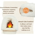 thumbnail image 5 of BERANMEY Slippers for Women Scuff Memory Foam Fuzzy Faux Fur House Slippers Bedroom Non-slip Warm Fluffy Plush Womens Slippers Unisex Slip on Anti-Skid Sole Slides, 5 of 8