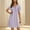 Purple, variant on Cxenplz Nightgowns for Women Summer Short Sleeve House Dress Pleated Moo Moo Nightgown Loose Soft Mumu Lounge Dress