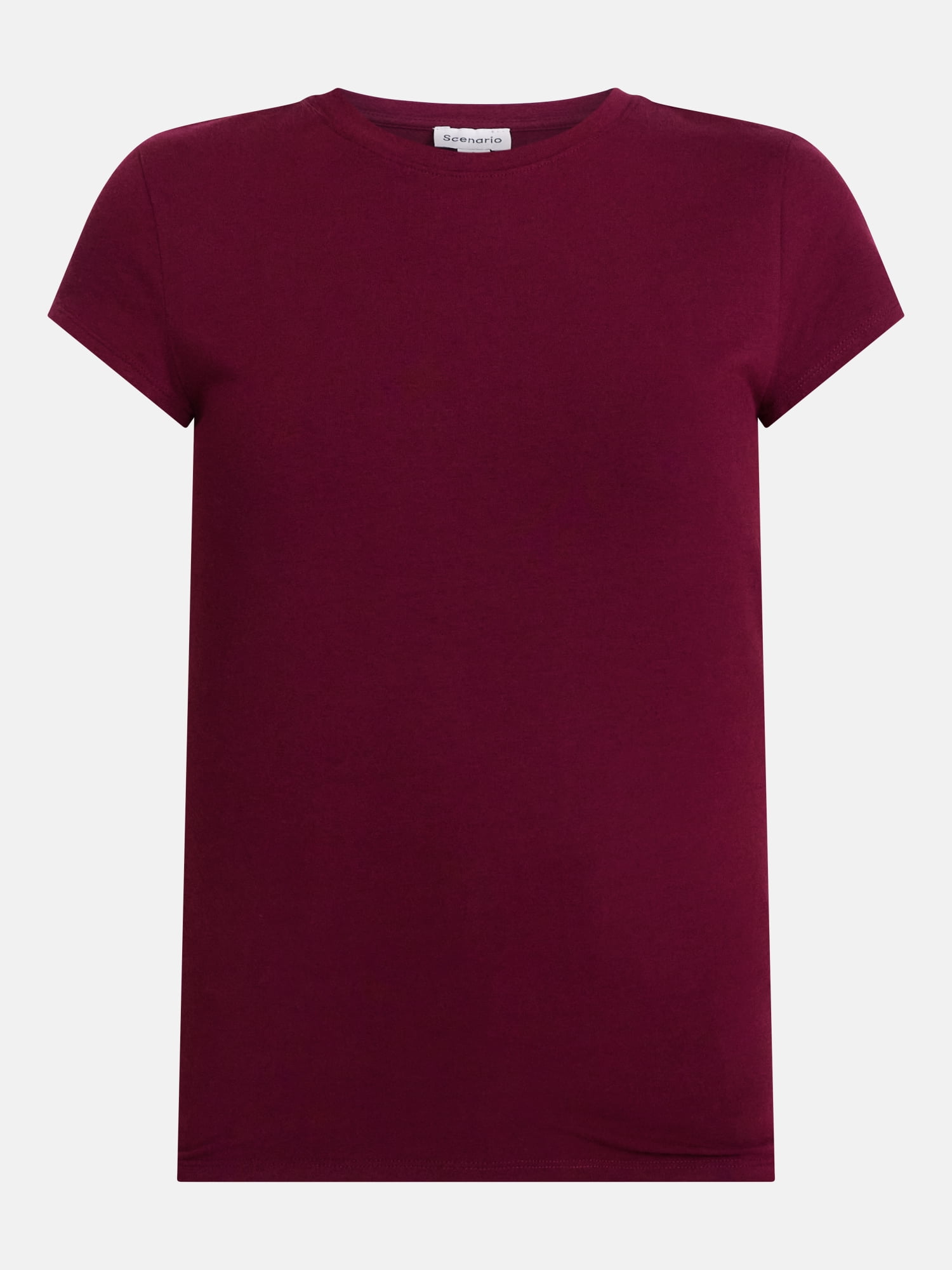 Scenario Women's and Women's Plus Tee with Short Cap Sleeves, Sizes XS-4X