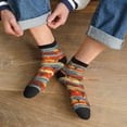 thumbnail image 3 of Naloa Vibrant Autumn Forest Hues Ankle Socks for Women Non Slip Socks No Show Socks Classic Low Cut Casual Socks Casual Socks, 3 of 7