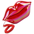 thumbnail image 2 of MasteelfCA Red-Lips Land Line Phone Dial Phone Decor Creative Dial Phone Ornament Lips Phone, 2 of 7