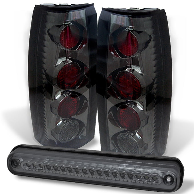Fits Smoked 8898 C/K C10 Full Size Sierra Silverado Tail Lights +Full