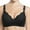 Black, variant on Deep V Low Cut Push up Bra, Padded Comfy Smoothing Wireless Lingerie, Lifting No Underwire Seamless Bralette