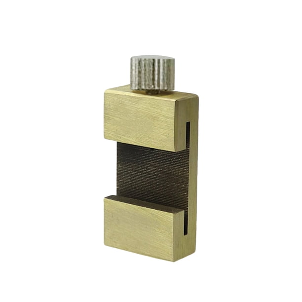 WDOplteas Acero Bloque Posicionamiento Indicador Marcado Ángulo Herramientas Carpintería (oro 36mm)