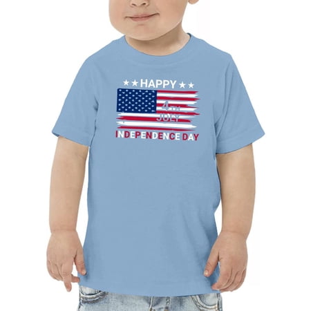 Independence Day Brush Flag T-Shirt Toddler -Image by Shutterstock 5 Toddler