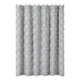 thumbnail image 2 of VHC Brands Frayed Lattice Shower Curtain, Creme & Black, 72x73, 2 of 11