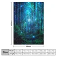 thumbnail image 2 of In the magical Forest Throw Blanket Sofa Quilt Flannel Fabric Sofas Thins Blankets, 2 of 6
