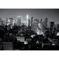 thumbnail image 2 of Setboun, Michel 18x14 Gold Ornate Wood Framed with Double Matting Museum Art Print Titled - Chrysler Building Manhattan Night, 2 of 4