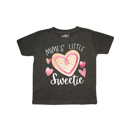 

Inktastic Mimi s Little Sweetie with Pink Heart Cookie Gift Toddler Boy or Toddler Girl T-Shirt