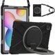 thumbnail image 1 of Funda colorida para Samsung Tab S6 Lite de 10,4 pulgadas con correa para el hombro, soporte de anillo ajustable grande y protección contra golpes., 1 of 5