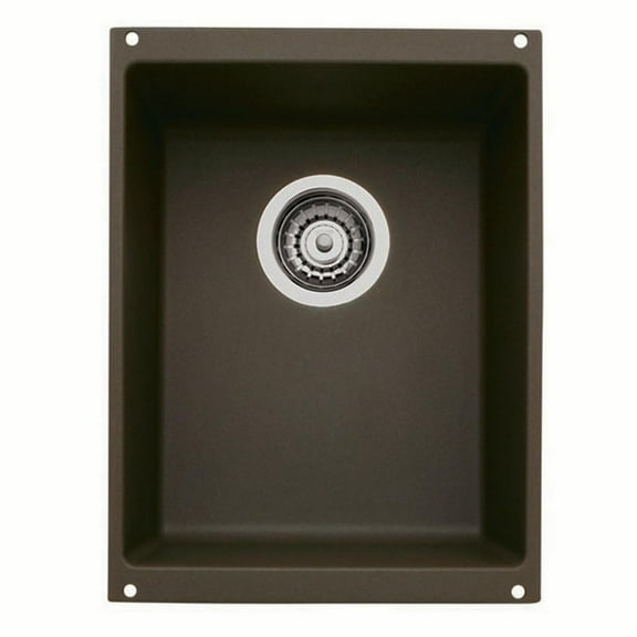 BLANCO PRECIS Medium Single Undermount - Cafe Brown