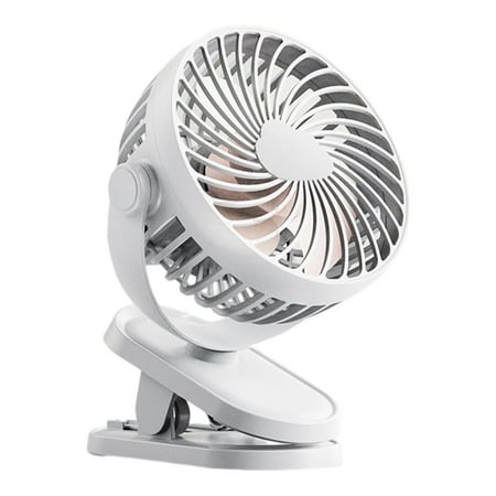 

Small Fan with Clip | Battery Operated Portable Fan | USB Rechargeable Hands Free 3 Wind Speeds Adjustable Personal Fan for Indoor Outdoor Use