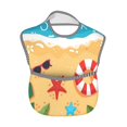 thumbnail image 2 of Zufioo Hello Summer1 Print Toddler Adjustable Waterproof Bib, 11.6x15 Inch Feeding Bib Suitable for 6-24 Month Babies, 2 of 8