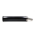 thumbnail image 2 of Cuerpo 22mm Boquilla Silenciador Moto Tubo Escape Acero Inoxidable Negro Brillante Unique Bargains, 2 of 5