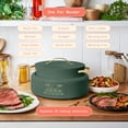 thumbnail image 2 of Beautiful 10 in 1, 6 Qt Electric Multi-Cooker, Thyme Green by Drew Barrymore, 2 of 21
