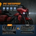 thumbnail image 5 of Nilight Motorcycle 2PCS 4.5 Inch LED Fog Lights Passing Auxiliary Light DOT Compatible with Harley Davidson Electra Street Glide Heritage Softail Classic Road King, 5 of 10
