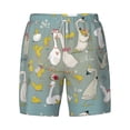 thumbnail image 5 of Rocae Cute Farm Birds for Men's Swim Trunks Quick Dry With Two Side Pockets and One Lined Patch PocketSmall, 5 of 9
