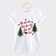 thumbnail image 4 of Camisas Navideñas Para Mujer Casual Cuello Redondo Manga Corta Árbol de Navidad Impreso Top Odeerbi ODB205815, 4 of 7