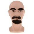 thumbnail image 2 of Cabeza de maniquí de cosmetología masculina con bba pa pelucas, sombrero Corto Zulema cabeza de maniquí masculino, 2 of 7