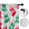 thumbnail image 4 of Blackout Kids Curtains,Christmas Stocking Pattern Childrens Insulated Curtains Set Of 2,Bedroom Essentials,Toddler Room Decor 42"x54", 4 of 5