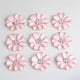 thumbnail image 4 of 10 botones de metal con diamantes de imitación y flores para bodas, adornos de fondo plano para álbumes de recortes Rosado, 4 of 9