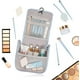 thumbnail image 3 of Travel Makeup Bag Organizer Large Cosmetic Bags For Women Zipper Pouch Travel Accessories Portable Waterproof Toiletry Bag With Hanging Hook (blue)1pc, 3 of 5