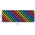 thumbnail image 7 of Colorful Rainbow Checkered Pattern Kitchen Rug Mat,Kitchen Runner Rugs Non Skid Washable,Decorative Kitchen Floor Mats for Kitchen,Sink,Laundry,17"x47.2", 7 of 7