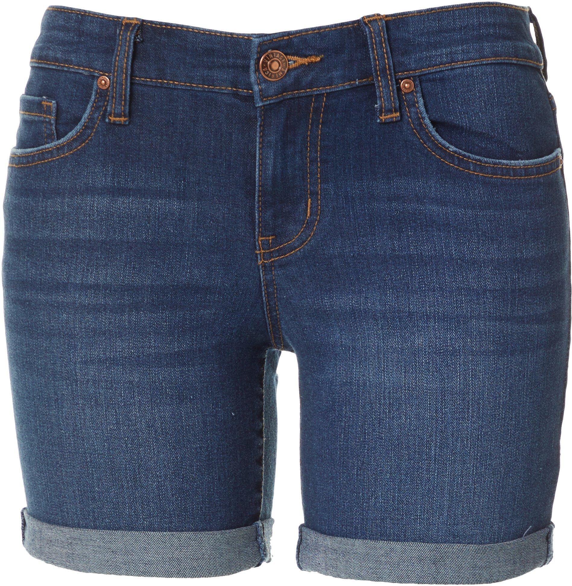 midi jeans shorts