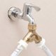 thumbnail image 4 of Brass Manifold, 3/4" Tap Y Splitter Brass Manifold Two Way Washing Machine Hose Connector, 4 of 5