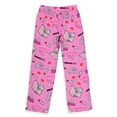 thumbnail image 6 of Mean Girls Girls' Burn Book On Wednesdays We Wear Pink Sleep Tossed All-Over Print Sleep Lounge Pajama Pants, 6 of 7