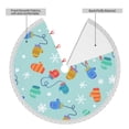 thumbnail image 4 of Faldas para árbol de Navidad de 48 pulgadas con texto "Merry Christmas", tapete para árbol de Navidad para vacaciones de invierno, falda para árbol de Navidad para decoraciones navideñas rústicas, 4 of 8
