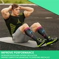 thumbnail image 6 of 6 Pairs Medical Sport Compression Socks - 15-20mmhg Graduated Knee-High Support for Men & Women, Ideal for Soccer, Running, and Nurses, 6 of 7