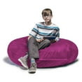 thumbnail image 2 of Jaxx Pouf pour Enfants 4 Pieds, Fuchsia, 2 of 5
