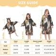 thumbnail image 3 of BZSMCE Wearable Blanket Hoodie Fashion Moonlit Mare Home Wear, 3 of 7