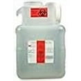 thumbnail image 3 of Post Medical 1.5 Gallon Clear Sharps Containers - Case of 22 - Puncture Resistant Biohazard Containers with Secure Locking Lid and Lid Holder - Vertical Syringe Drop Method, 3 of 3