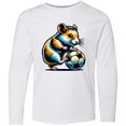 thumbnail image 3 of Inktastic Funny Hamster Soccer Long Sleeve Youth T-Shirt, 3 of 5
