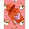 thumbnail image 3 of Corgi My Better Half Hoodie Women -Image by Shutterstock, Female 3X-Large, 3 of 4